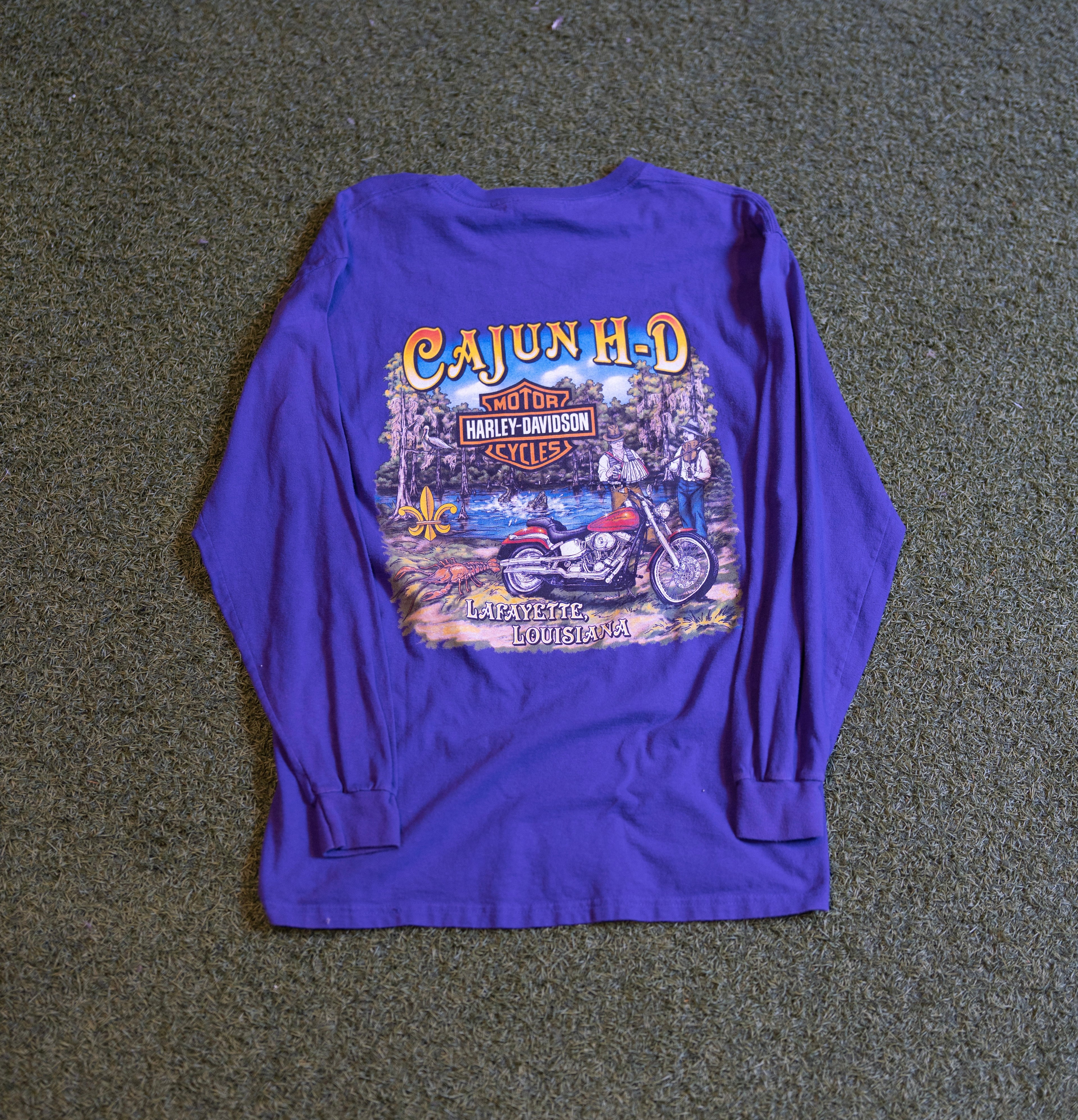 Harley Mardi Gras Long Sleeve T-shirt