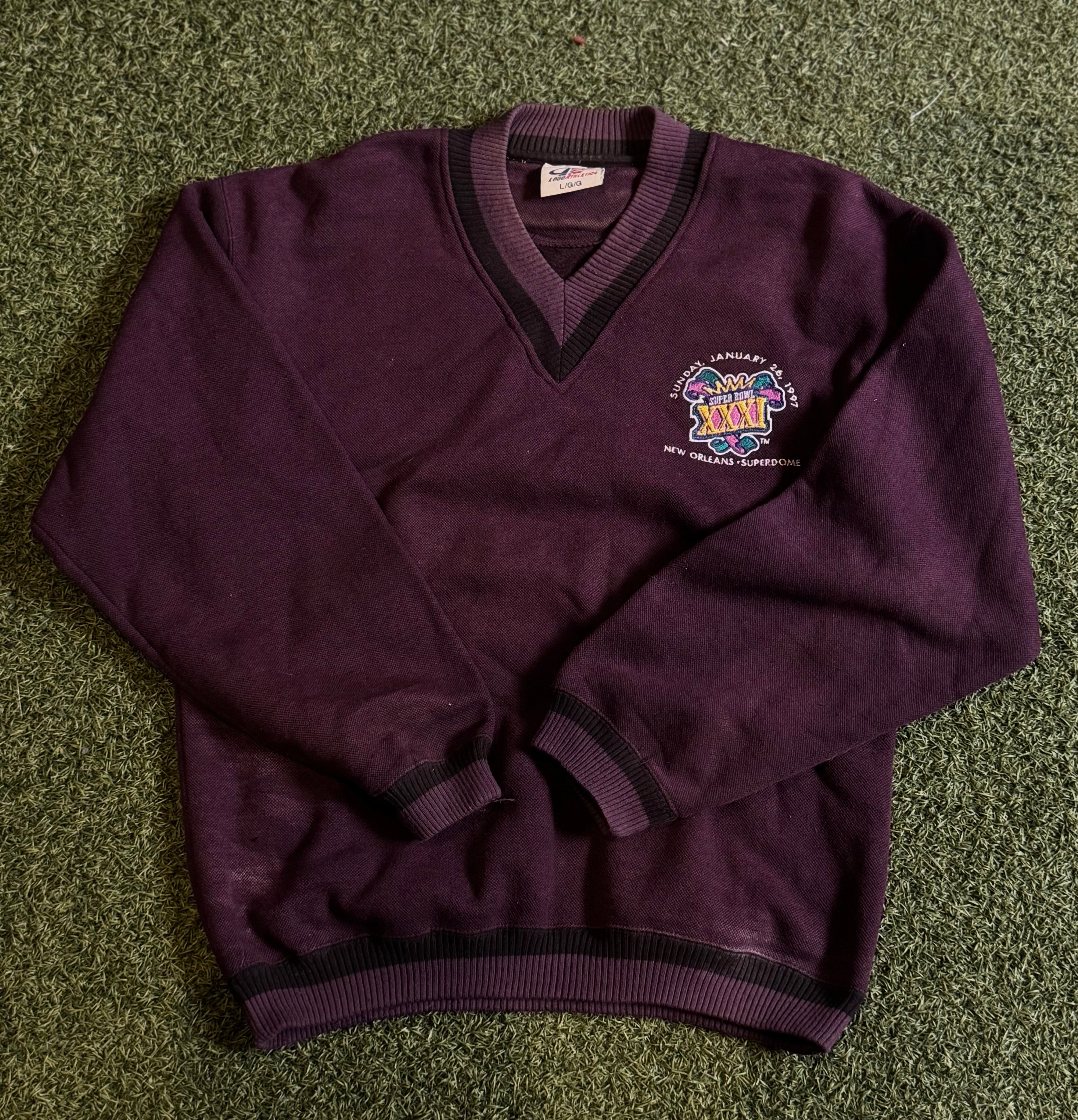 Vintage 1997 Super Bowl Sweater