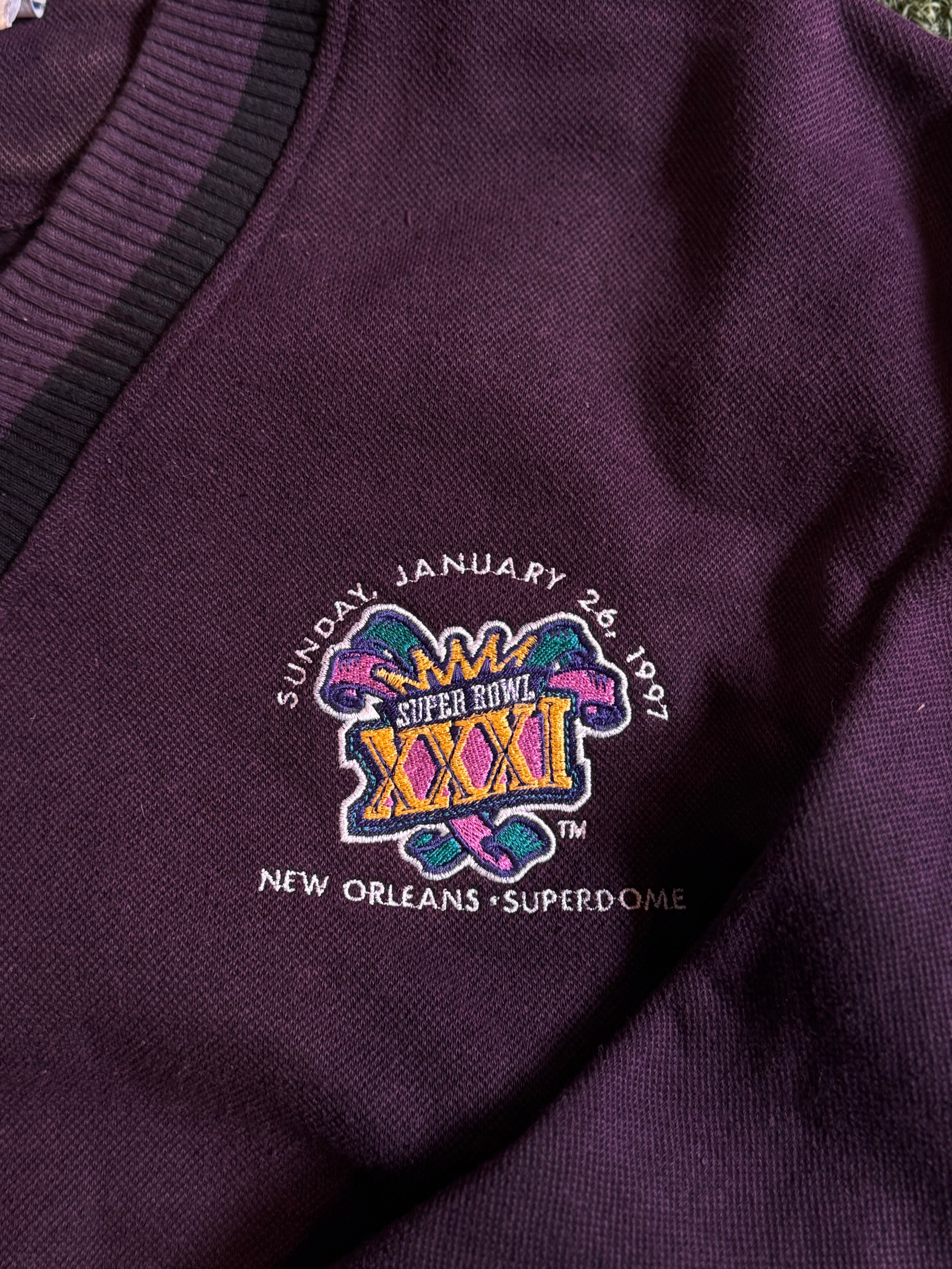 Vintage 1997 Super Bowl Sweater