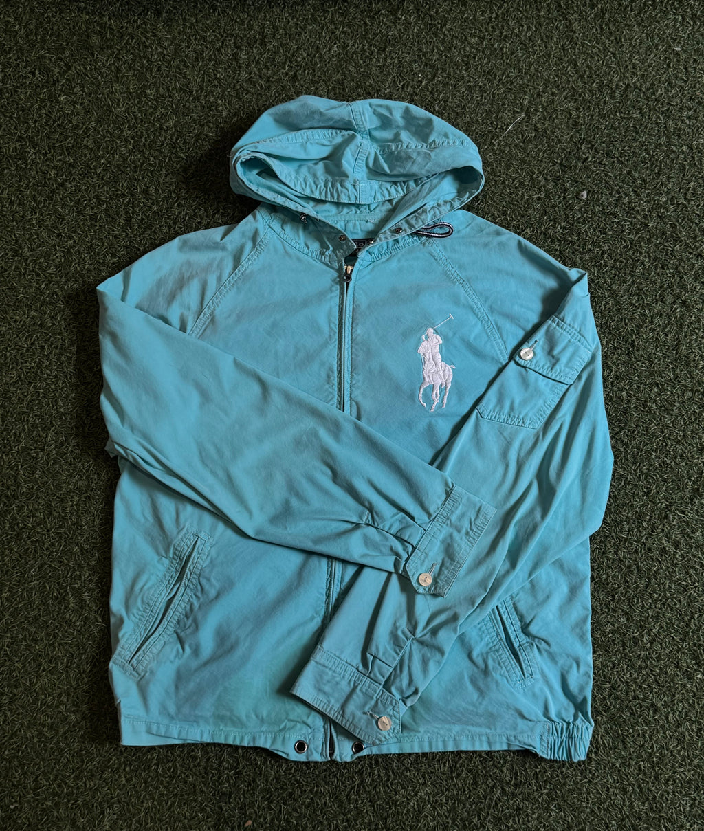 Baby Blue Polo RL Wind Breaker