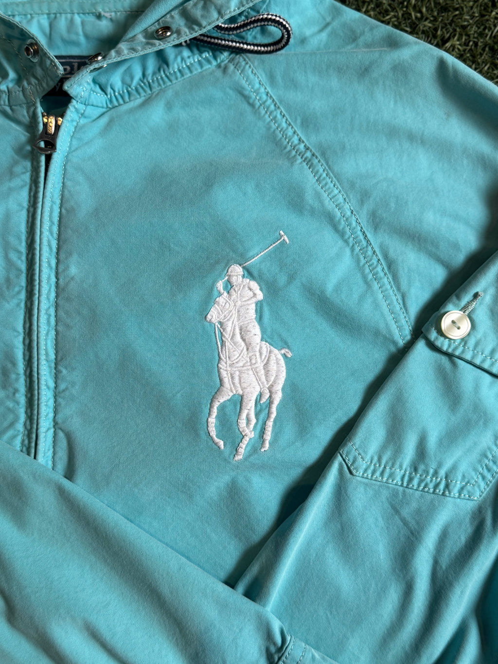 Baby Blue Polo RL Wind Breaker