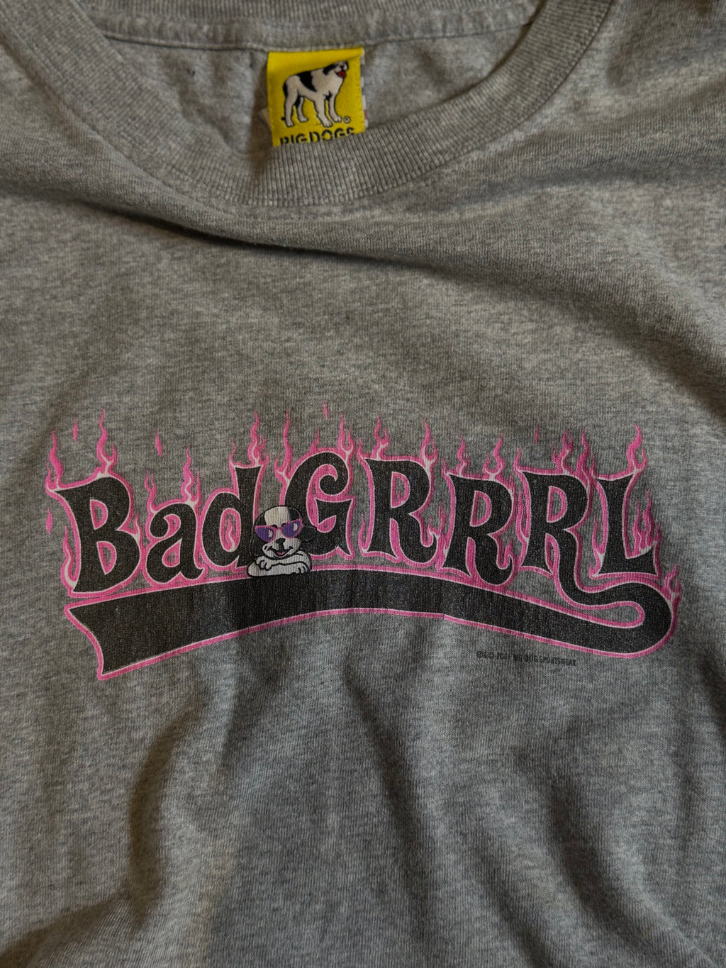 Vintage Big Dog "Bad GRRRL" T-Shirt