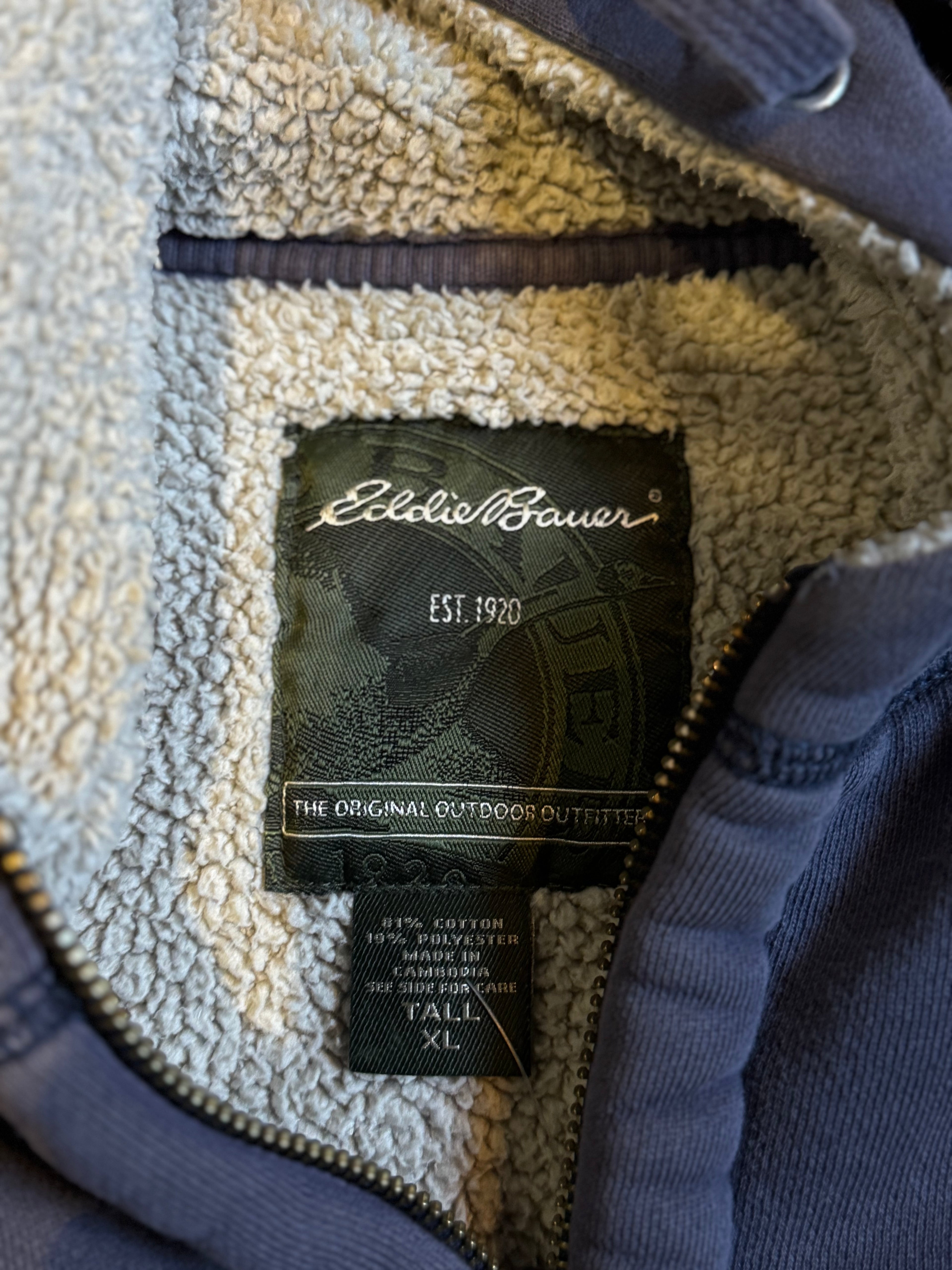Y2K Eddie Bauer Zip-Up Fleece
