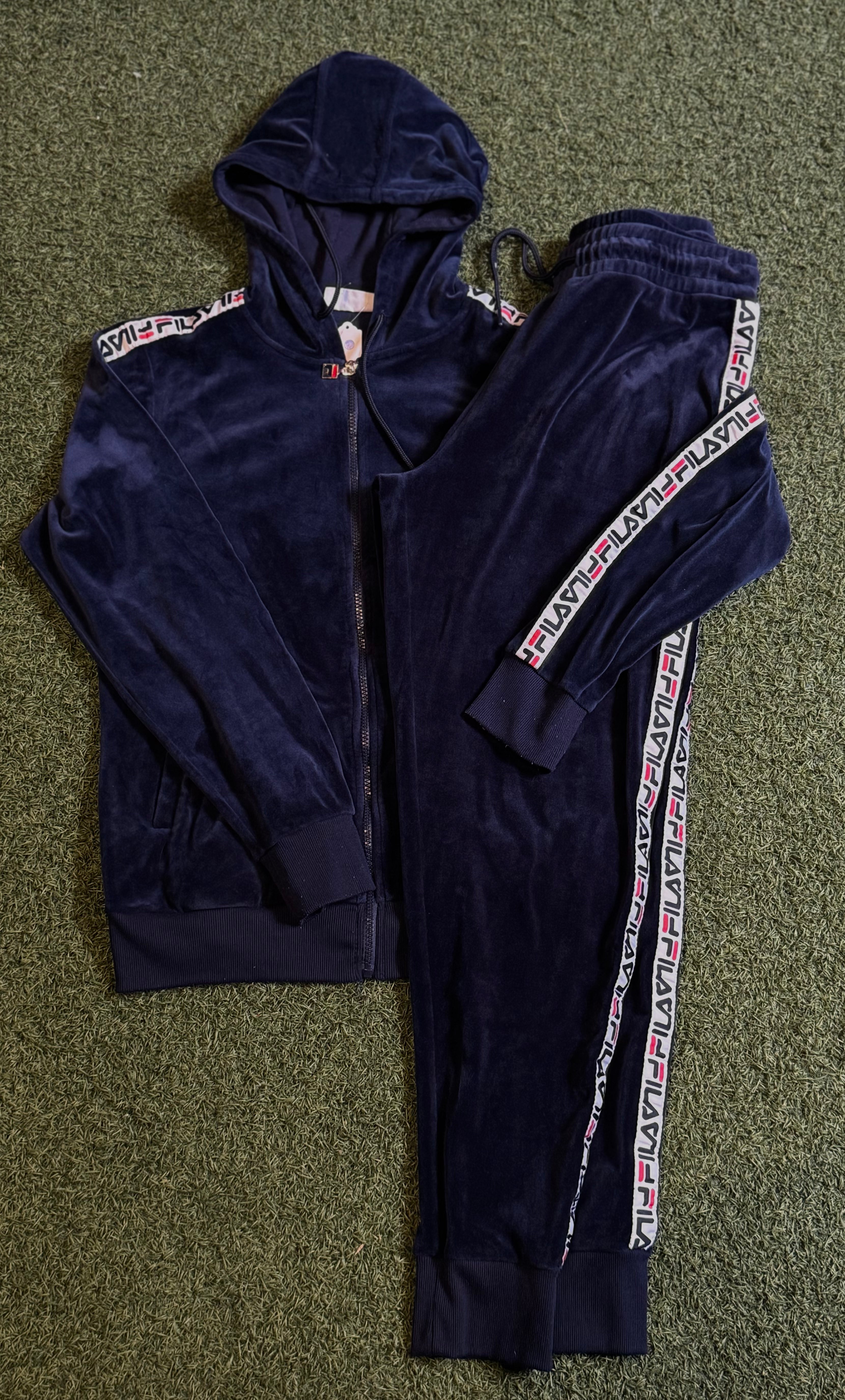 Women's Fila Velvet Sweatsuit