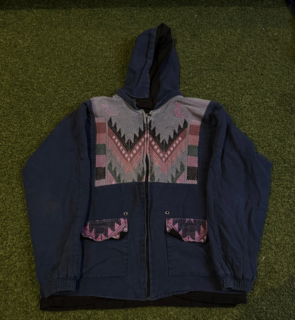 Aztec Style Zip Up Jacket
