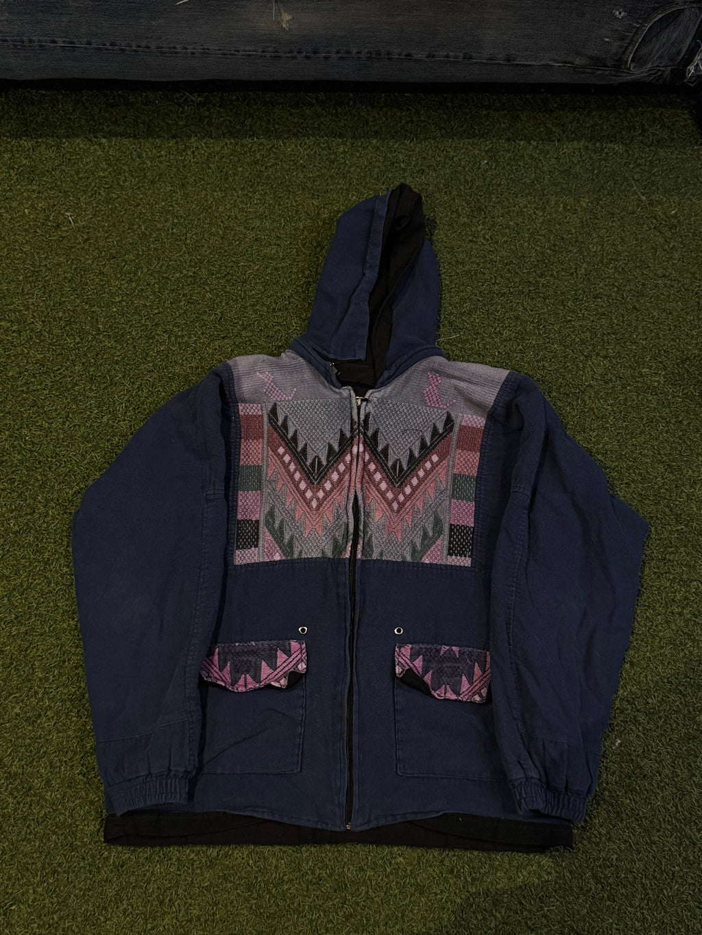Aztec Style Zip Up Jacket