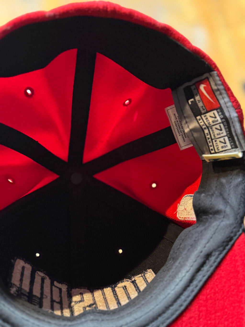 Y2K Houston Rockets Fitted Nike Hat